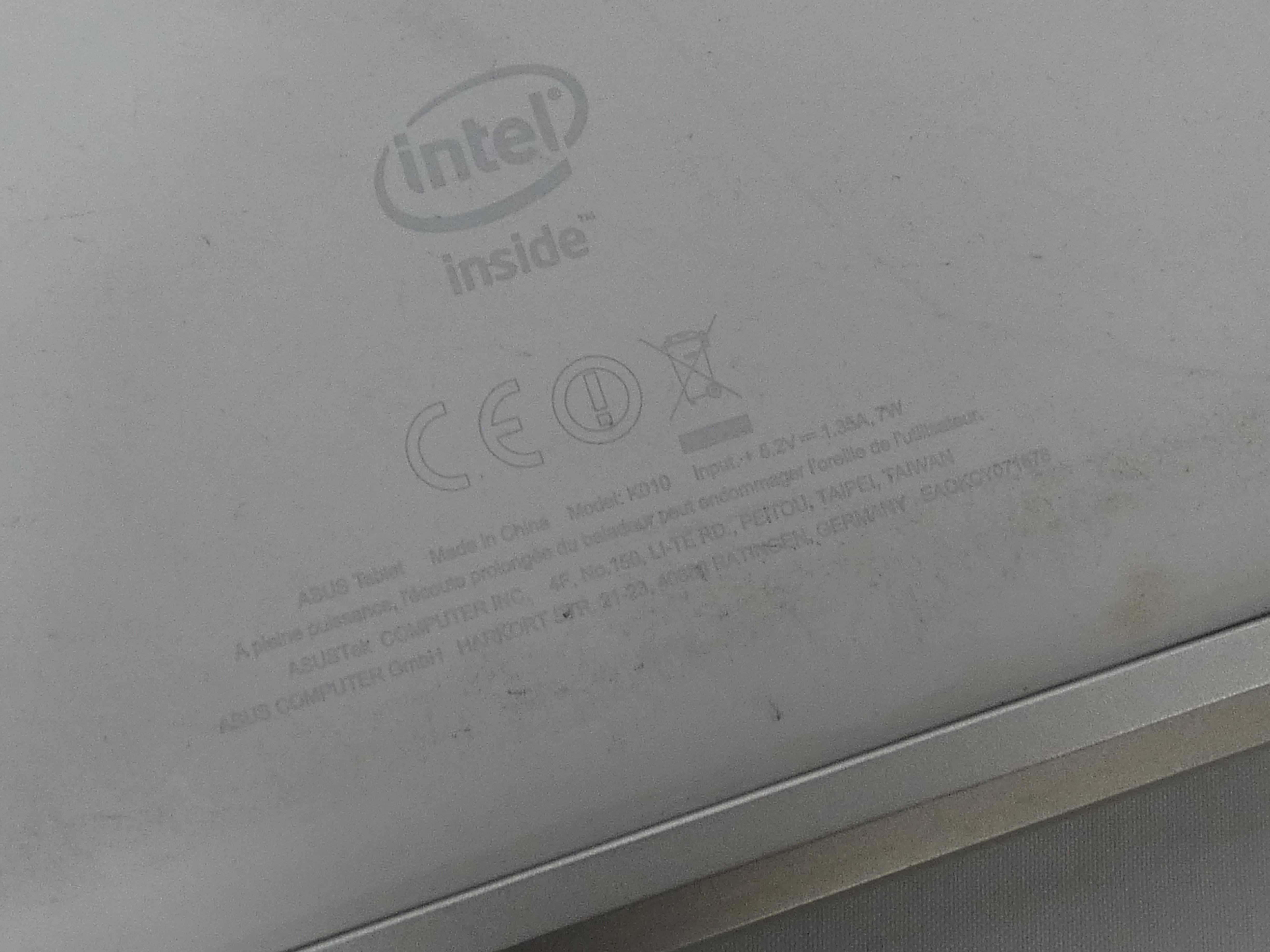 Tablette ASUS K010 avec clavier Très bon état - Vue 5 - 